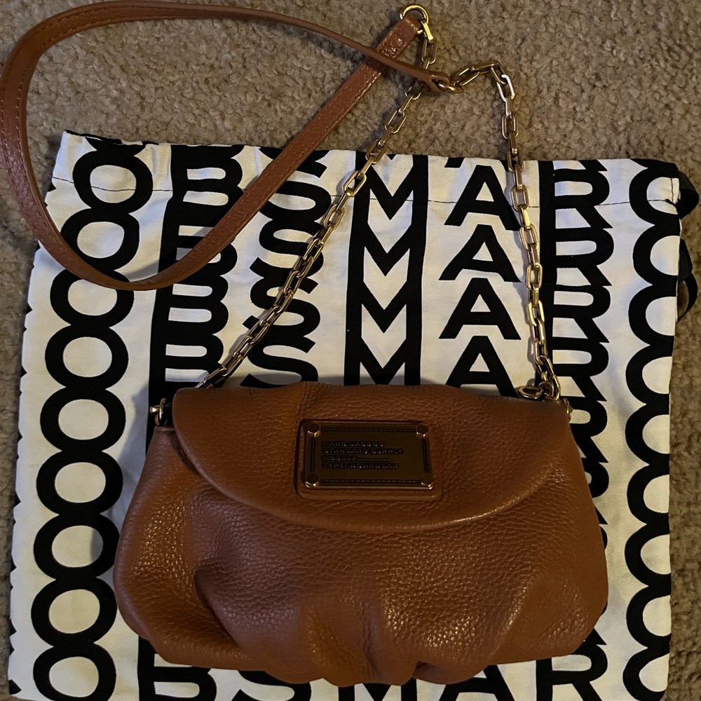 Brown Leather Crossbody Bag